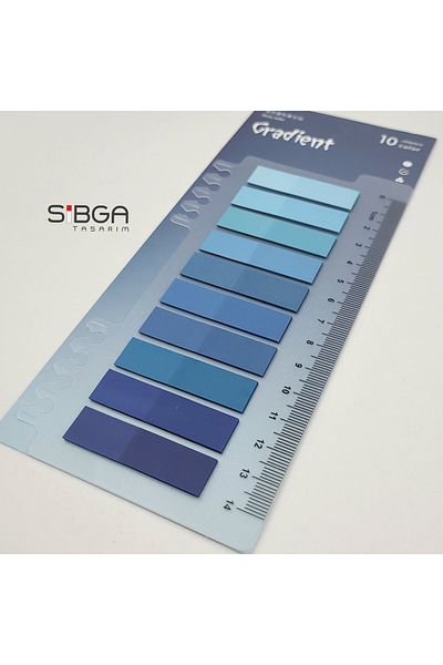 sibga tasarım Transparent Colored Postit Post-it Post It.Bookmark Bookmark Postit Sticker Note Paper 200 Sheets