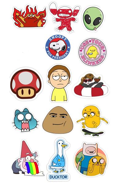 Sticksy Popular Stickerphone Laptop Notebook Tablet Laptop Flask Sticker Sticker St1121
