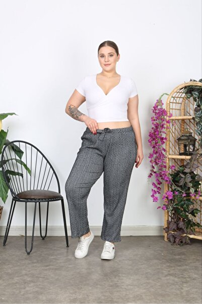 volkitolki Knitted Stretchy Lycra Seasonal Soft Comfortable Fabric Trousers