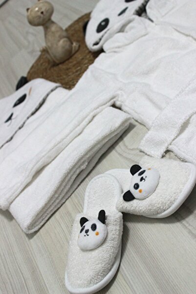 Bebitof Barbosa Baby Panda Bathrobe Set