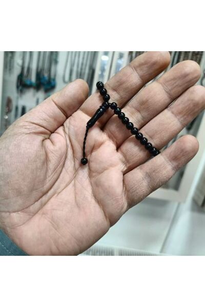 OltutaşıMarket Mini Georgia Oltu Prayer Beads 5.5 mm