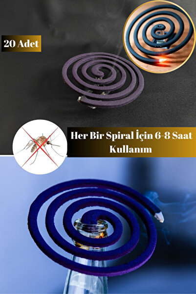 Hane Dostu 10 Çift 20 Adet Ferah ve Doğal Yasemin Kokulu Sinek ve Haşere Kovu...