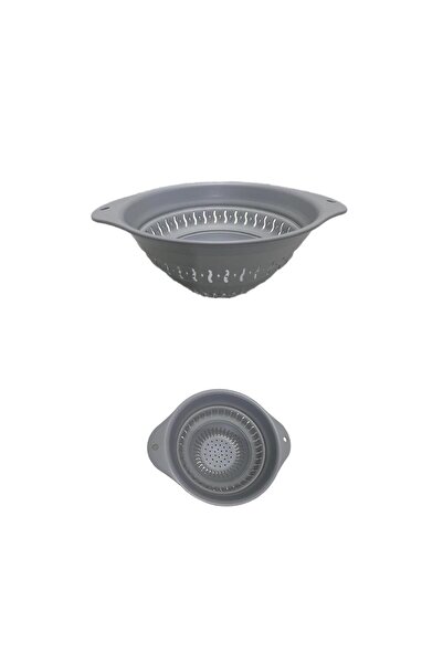 ViZKA مصفاة مستديرة قابلة للطي، مصفاة أكورديون قابلة للطي من السيليكون 1 TR