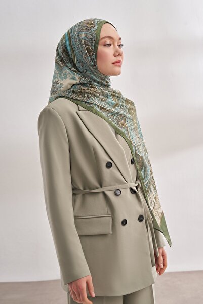 ARMANDA Mystique з візерунком, спеціальна серія Ethnic Шаль - хакі