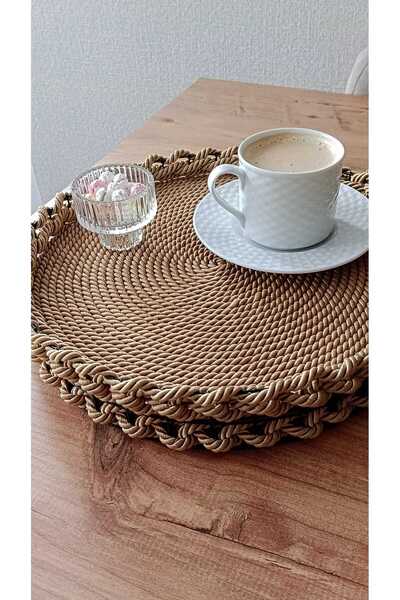 Egindra gold renk 30 Cm Hasır Tepsi Dekoratif Tepsi, Banyo, Ev, Dekor sunumluk/söz nişan damat tepsi