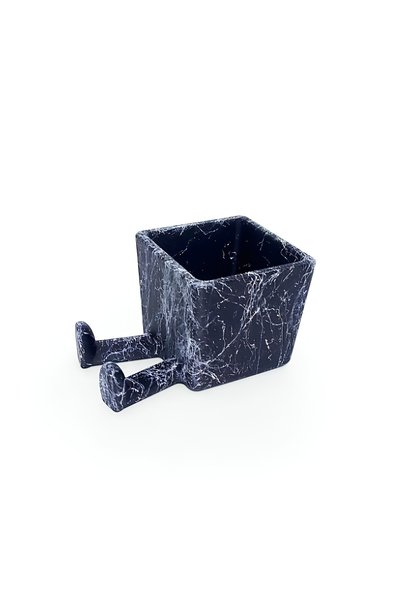 stdeta Decorative Multi-Purpose Marble Patterned Phone Holder Standing Pen Holder