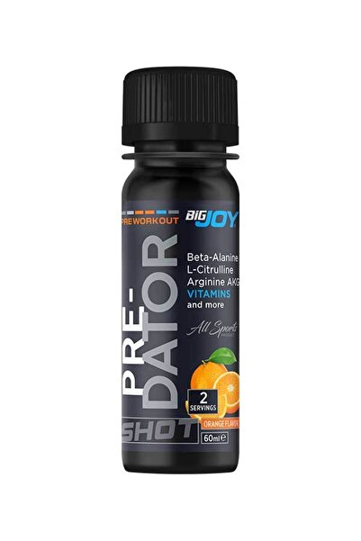 Bigjoy Sports Predator Pre-workout 20' Li Shot Portakal 20×60ml Preworkout Güç Ve Aminoasit