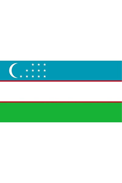 Tezzgelsin Özbekistan Gönder Bayrağı 100x150 cm.