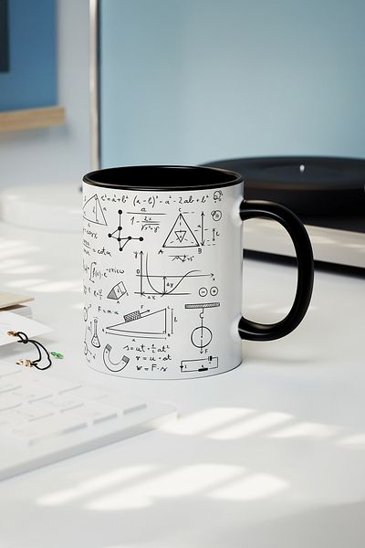 feinas Black Porcelain Mug - Professions