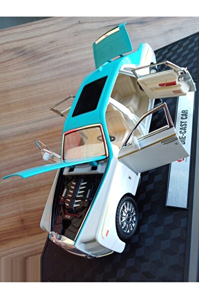 OYUNCAKSAHİLİ Rolls Royce Phantom Tarz Koleksiyon 1.24 Metal Araba Kapı Bagaj Kaput Açılır Far Stop Yanar Bz