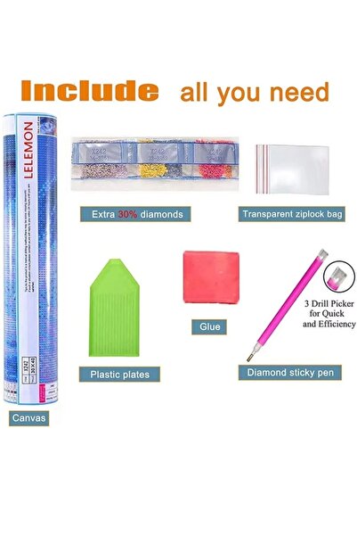 bilteknik 5d elmas boncuk boyama