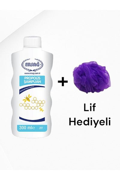 Ersağ Shampoo with Propolis (Normal-Dry Hair) 300 ml - (with Fiber Gift)