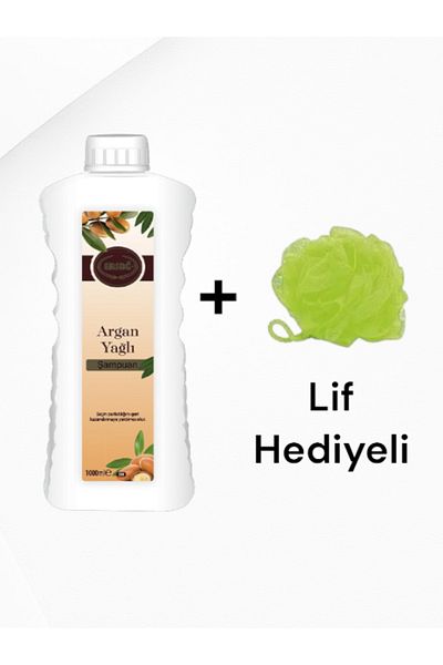 Ersağ Argan Oil Shampoo 1000 ml - (with Fiber Gift)