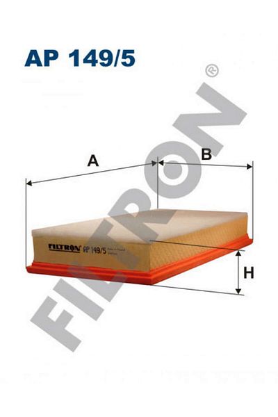 Filtron Air Filter A3-Tt-Leon -Toledo Ii -Octavia - Bora-Golf Iv-New Beetle 1.8 -1.9Tdi Gnzrz