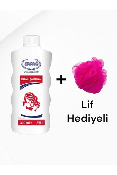 Ersağ Cream Shampoo 300 ml - (with Fiber Gift)