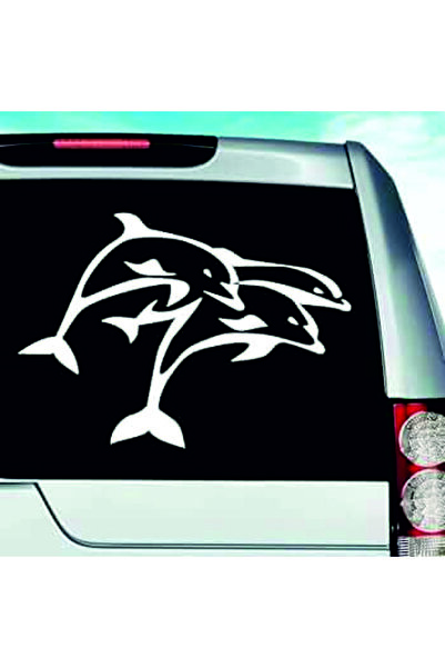 Birim Matbaa Ziplayan Dolphins Nabiz2 Auto Sticker(18X25Cm)
