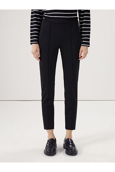 LC Waikiki Straight Ponte Women's Trousers with Elastic Waist