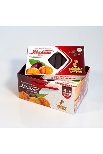 Leblebi Çarşısı Çikolatalı Kestane Şekeri 4'lü Set - 4'lü Set (4X140GR)