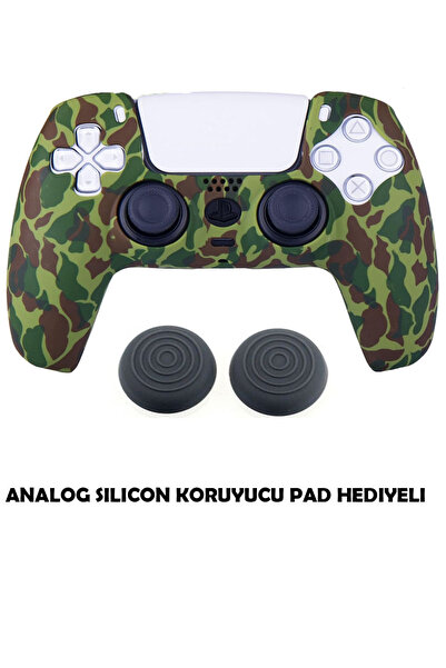 DeadSkull PS5 Dualsense Koruyucu Silikon Kılıf + Analog Silikon Koruyucu