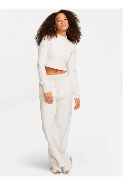 Nike Sportswear Phoenix Plush Fleece Slim Mock-Neck Kadın Sweatshirt