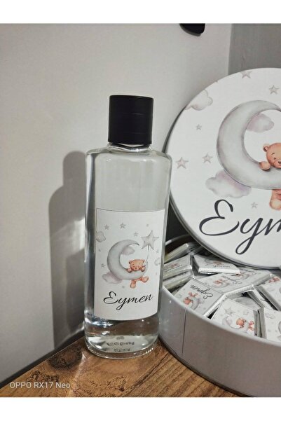 Yavuz İsme Özel Bebek Kolonyası Bebek Hediyelik Lüks Cam Kolonya250 Ml