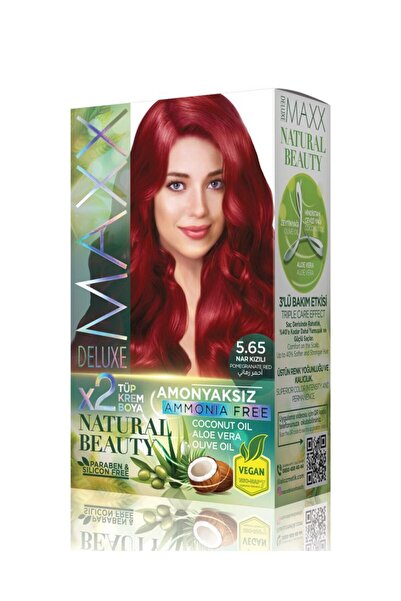 MAXX DELUXE 5.65 Nar Kızılı Amonyaksız Saç Boyası