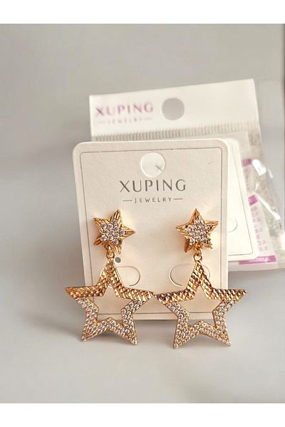 XUPING JEWELRY Angel Hobby Jewelry Rose Dangle Starry Earrings