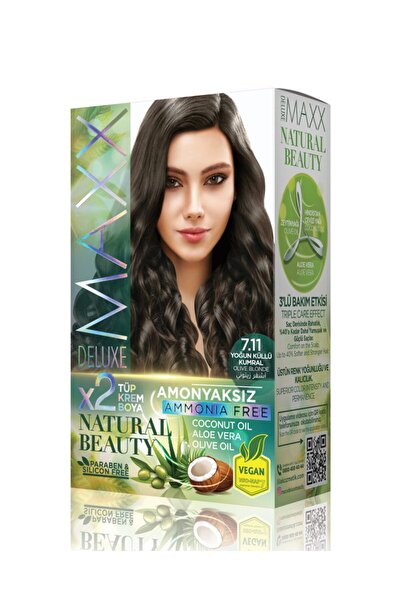 MAXX DELUXE 7.11 Yoğun Küllü Kumral Amonyaksız Set Boya