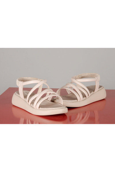 Julshen صندل نسائي مطاطي متقاطع