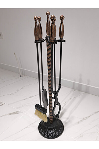 ÇANCI Luks Şömine Maşa Takımı,şömine Takımı,şömine Aksesuarları 1-Kalite BAKI...