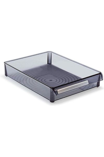 STOREMAX Mu-Artshop M-E27-50-25 Organizer Shelf, Transparent Black Tnca 871301