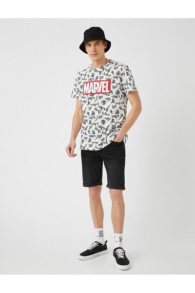 Koton Τυπωμένο με άδεια T-Shirt Marvel