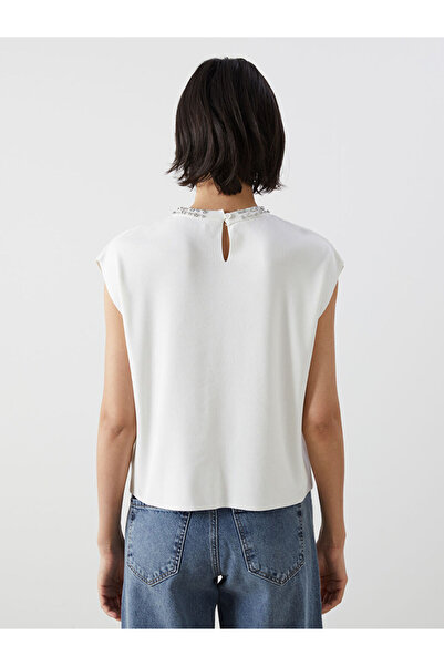 LC Waikiki Crew Neck Stoned Women's Knitwear Sweater