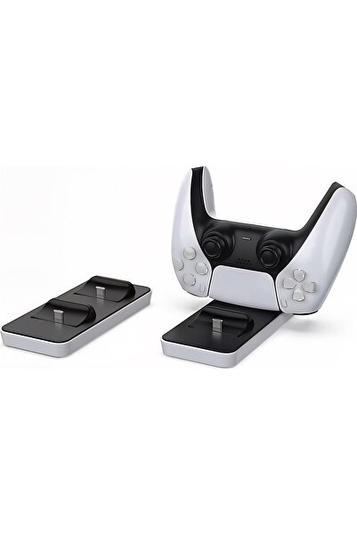 YUES DualSense PS5 Joystick Şarj Standı – Çift Dock, Hızlı ve Düzenli