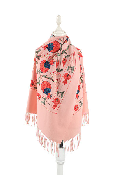 Bursa İpek Şal de iarnă brodat cu pulbere