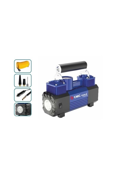 CMC Hava Kompresörü Çift Piston Çakmak Girişli 150psi