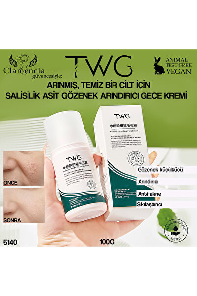 twg Salisilik Asit Gözenek Arındırıcı Krem 100g