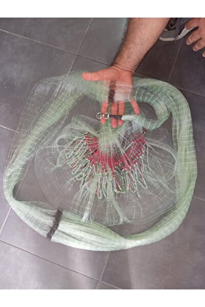 Denizyıldızı Kademeli Pro Serpme 544 Göz Misina Örgü 5,5 -6 Kg Zincirli. Boy3 Mt Çvr.18 Mt.isteğe Göre Spariş Var