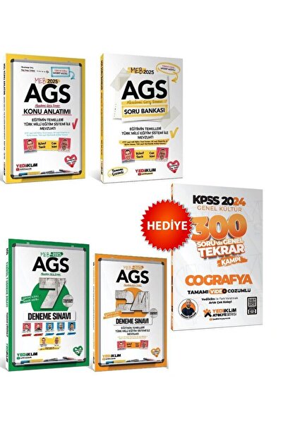 Yediiklim Yayınları 2025 MEB AGS Eğitimin Temelleri Türk Milli Eğitim Sistemi...