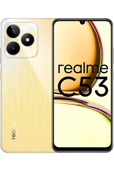 realme هاتف ذكي C53-6.74 بوصة، 8 جيجابايت رام، 256 جيجابايت، ذهبي