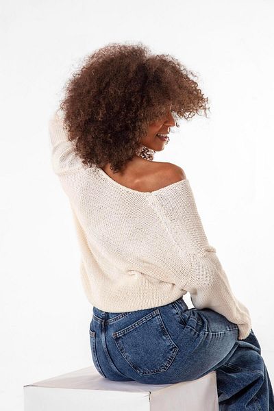 Figo V-Neck Women's Sweater