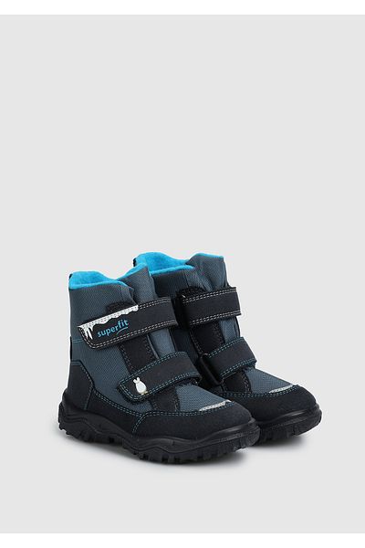 Superfit Αδιάβροχες παιδικές μπότες Husky1 Blau/Turkis
