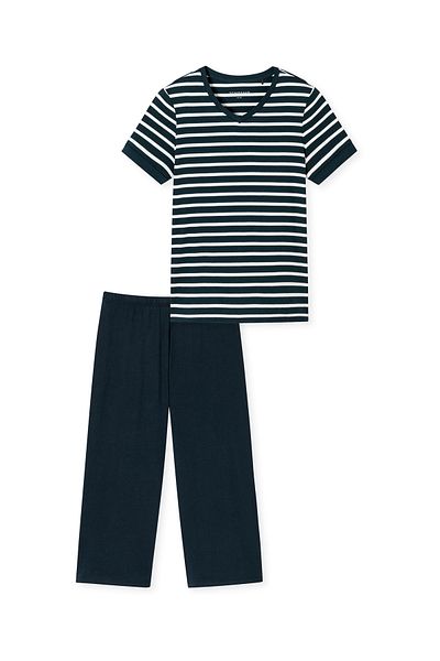 Schiesser 3/4 Kurzarm-Pyjama – Günlük Essentials
