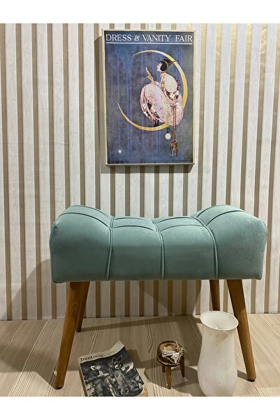 arkın koltuk döşeme puf, suyeşili , ahşap ayaklı ,spor Puf , Modern Tasarım, ...