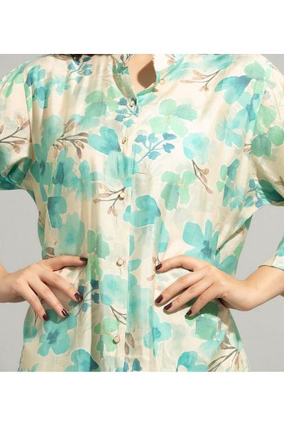 IKKXA Two-Piece Floral Punjabi Set