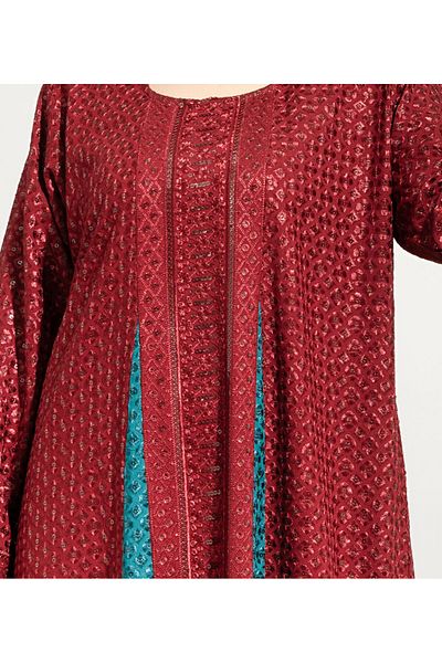 IKKXA Dazzling Charm Embroidered Jalabiya
