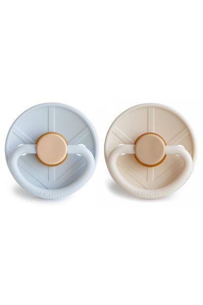 Frigg Little Viking Double Rubber Pacifier - Knud/Sigrid 0-6 Months