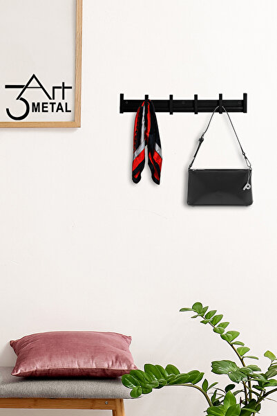 3art Metal Dekoratif Modern Demir Duvar Askısı - Metal Askılık - Elbise Askıs...