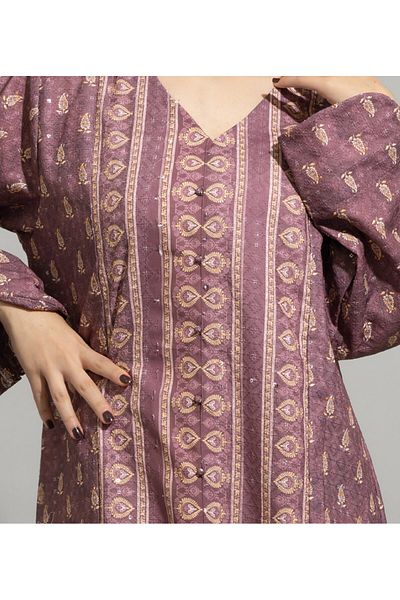 IKKXA Abstract Design Modern Jalabiya