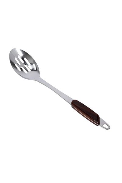 ROYALFORD Slotted Spoon, Shiny Stainless Steel Serving Spoon, Silver, 2-Piece Set RF2764-SP